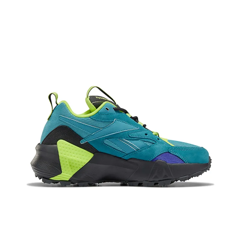 Reebok Aztrek Running Shoes Women's Low Top Black/Green/Blue-1