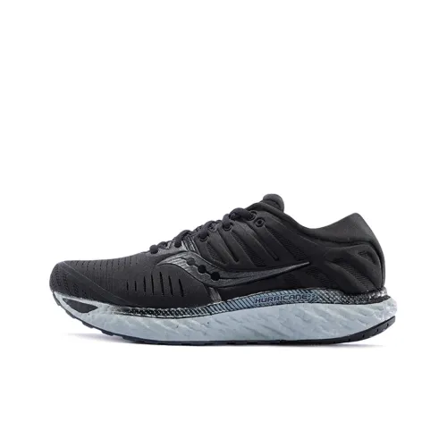 Saucony Hurricane Running Shoes Men Low-Top Black Gray