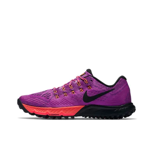 Nike Air Zoom Terra Kiger 3 Running Shoes Women's Low-Top Pink/Purple