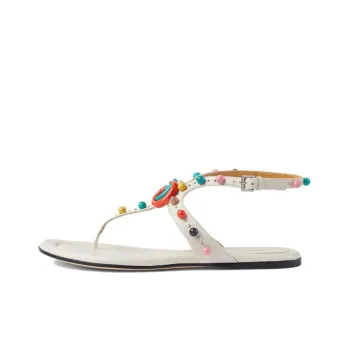 GUCCI Strap Sandals Women's Ecru