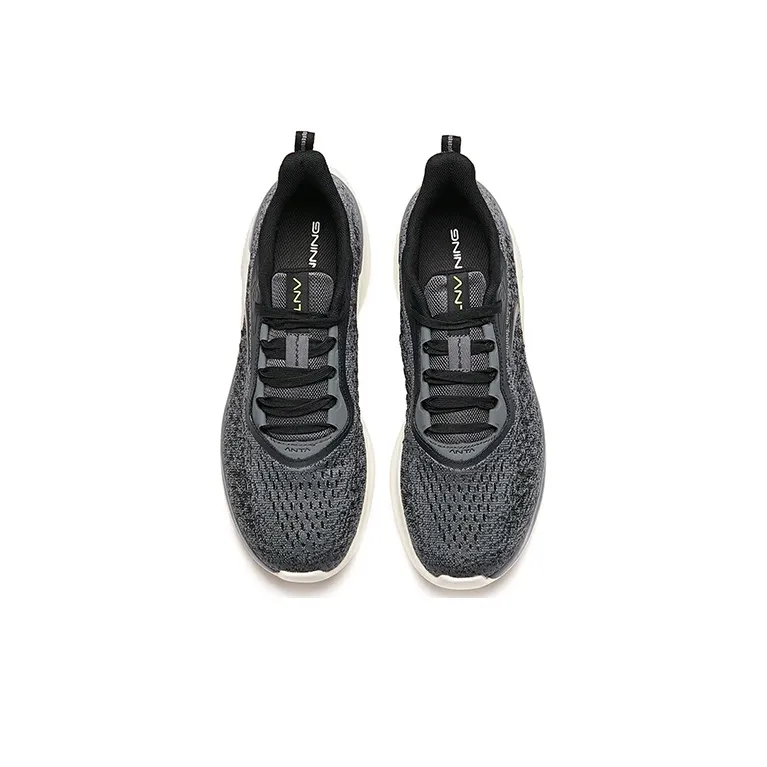 Anta Quick-Dry Support Lightweight Rebound Low-Top Running Shoes Men's Dark Gray-2