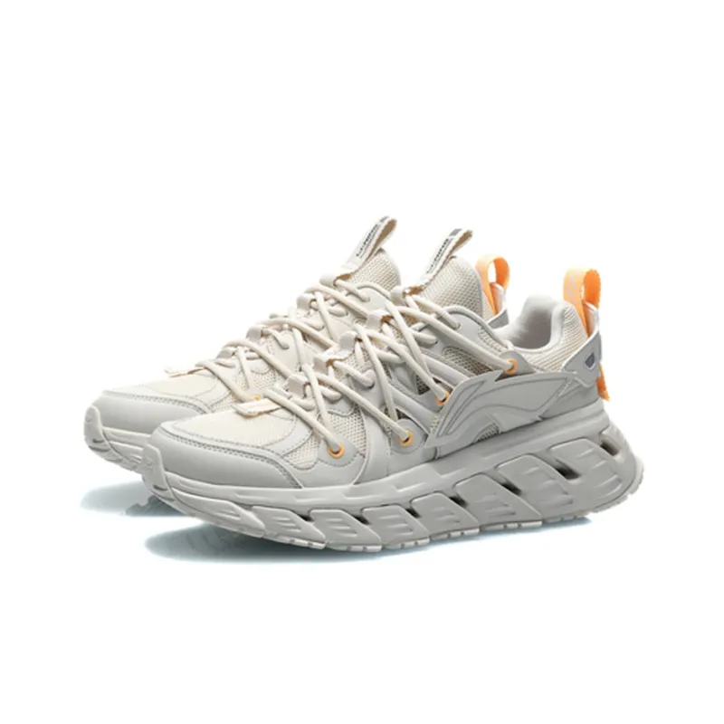 LiNing Flying Wing Low Top Running Shoes Men's White-2