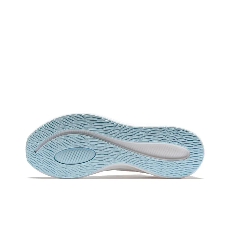 361° QU!KFOAM Low Top Running Shoes Men's White Blue-3
