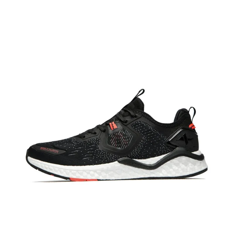 XTEP Dynamic Foam X2 Cushioning Anti Slip And Wear Resistant Low Top Running Shoes Men's Black Gray-0