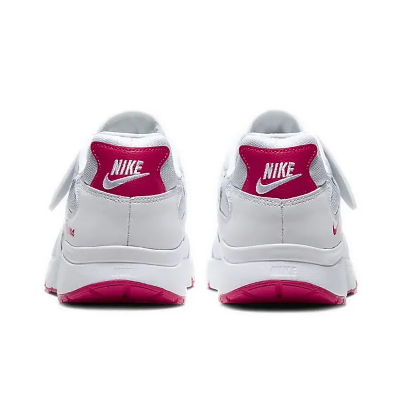 Nike Atsuma Cushioning Breathable Wear-Resistant Slip-Resistant Low-Top Running Shoes Men's White Red-4