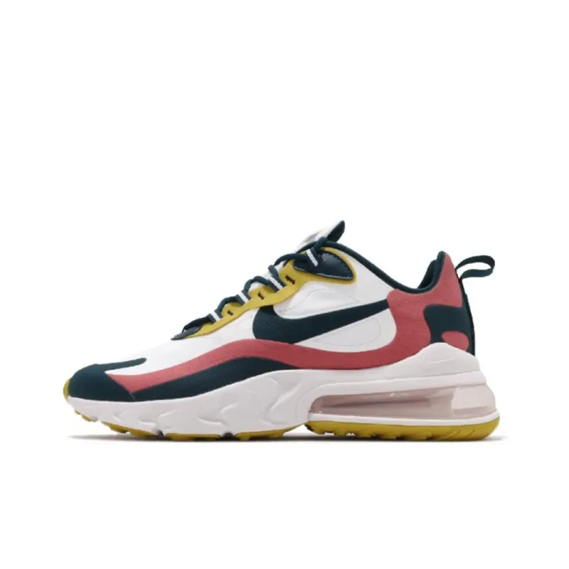 Nike Air Max 270 React White Turquoise Yellow-0