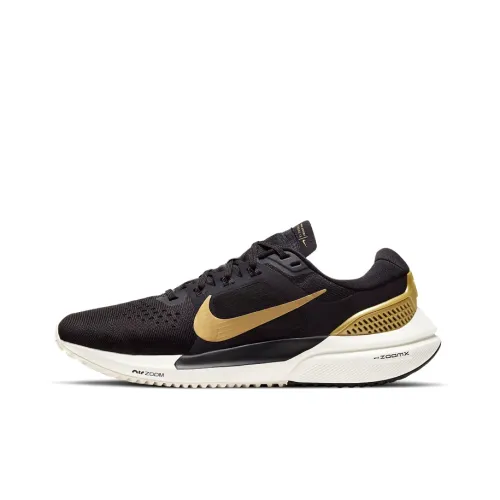 Nike Air Zoom Vomero 15 Running Shoes Women's Low-Top Black/Gold