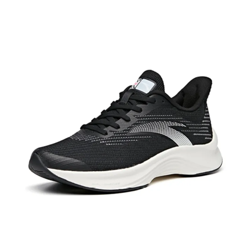 Anta Edge Anti-Slip Wear-Resistant Low-Top Running Shoes Women's Black-2