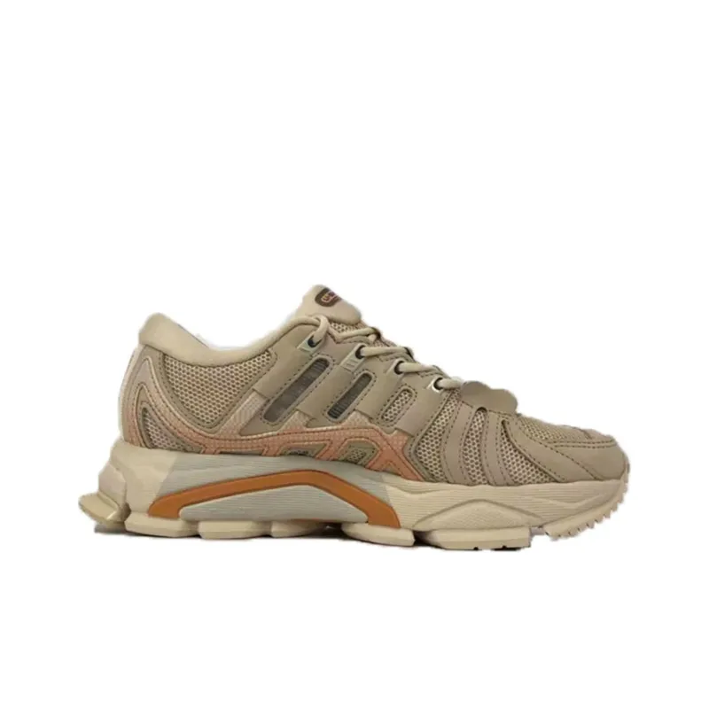 LiNing Cushioning Anti Slip And Wear Resistant Low Top Running Shoes Men's Khaki-1