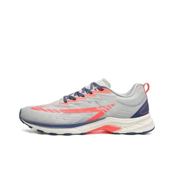 PEAK BOOM Pro Wear resistant And Lightweight Low Top Running Shoes Men's Ice Gray