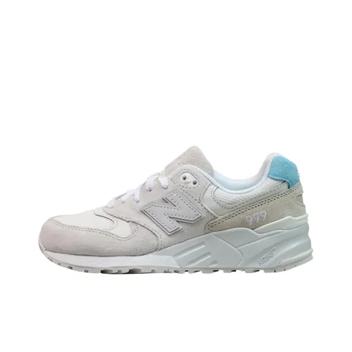 New Balance NB 999 Running Shoes Women's Low-Top Beige/Blue