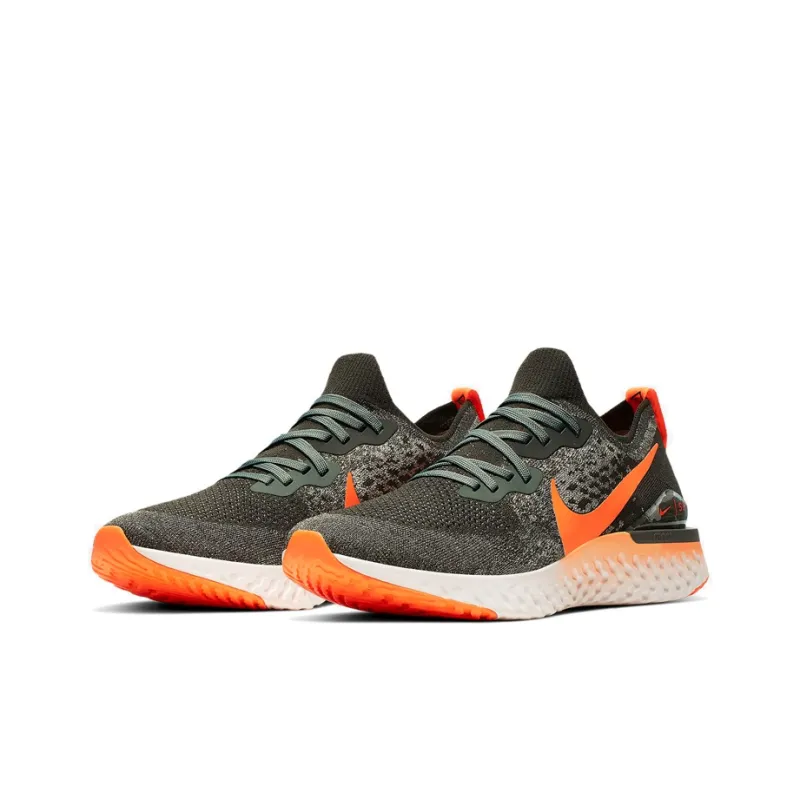 Nike Epic React Flyknit 2 'Black Orange'-2