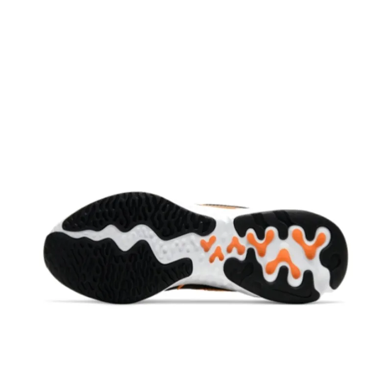 Nike Renew Run Black Total Orange GS-4