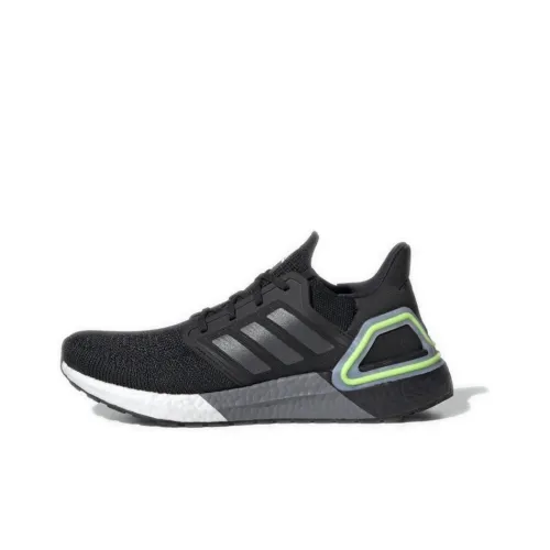 Adidas Ultra Boost 20 Core Black Signal Green