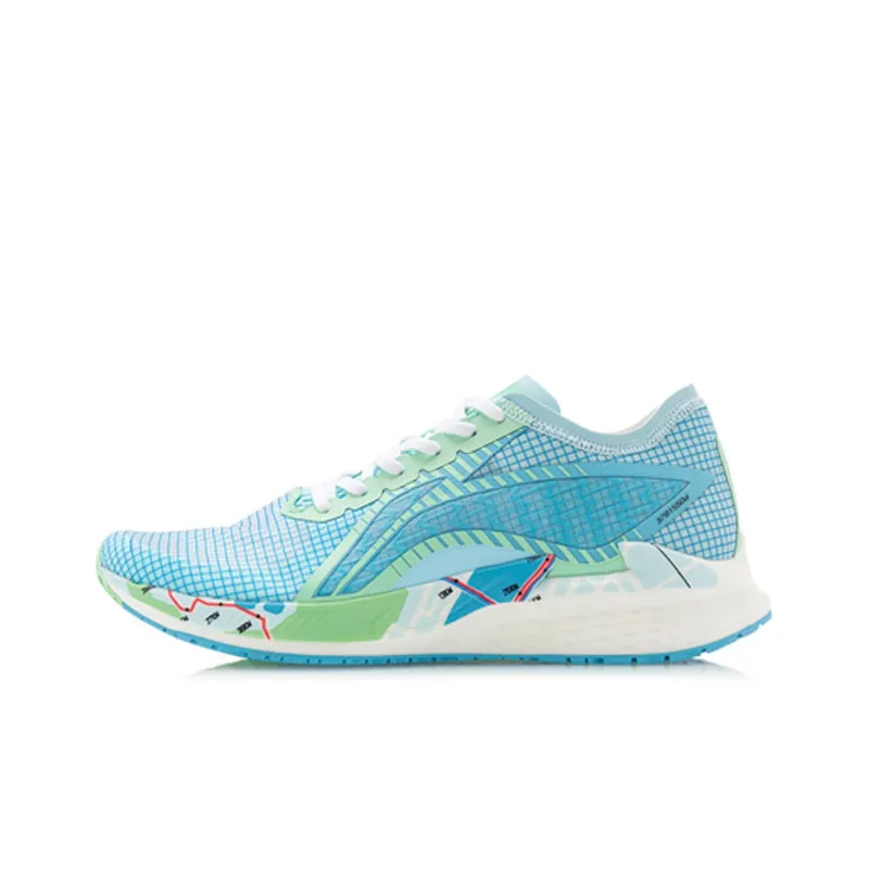 LiNing Support Low Top Running Shoes Men's Light Blue-0