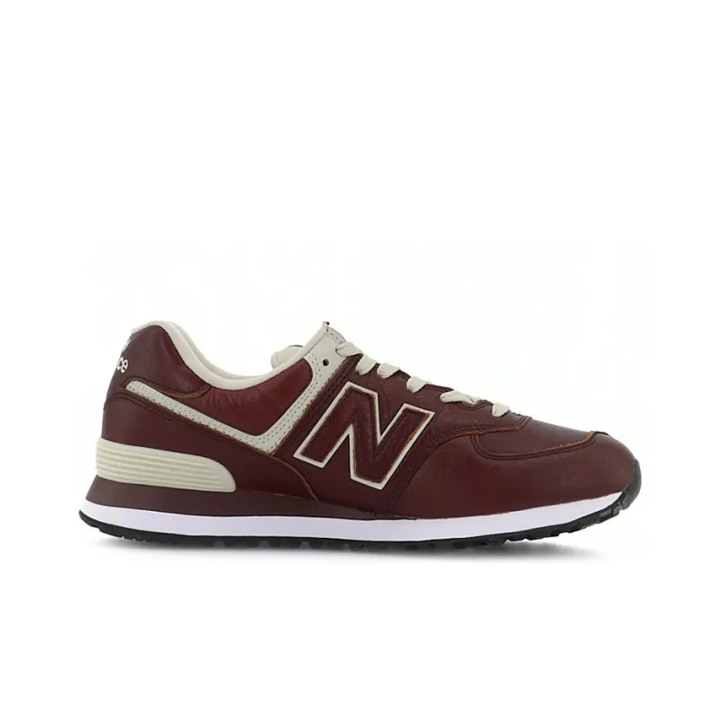 New Balance 574 Leather Dark Brown POIZON