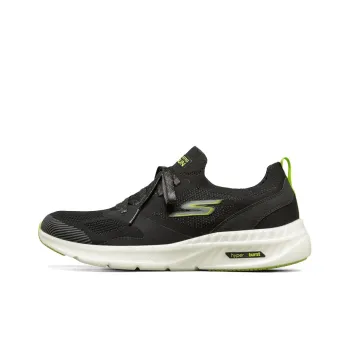 Skechers Go Run Hyper Burst Running Shoes Men Low-Top Black/White/Lemon