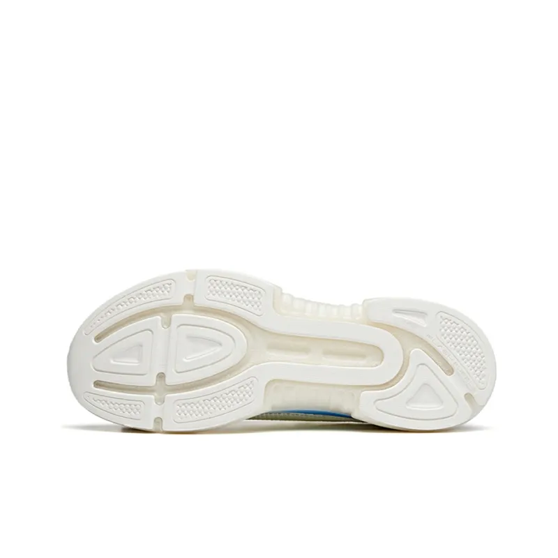 Anta Cushioning Anti-Slip And Wear-Resistant Lightweight Rebound Low-Top Running Shoes Men's White Blue-5