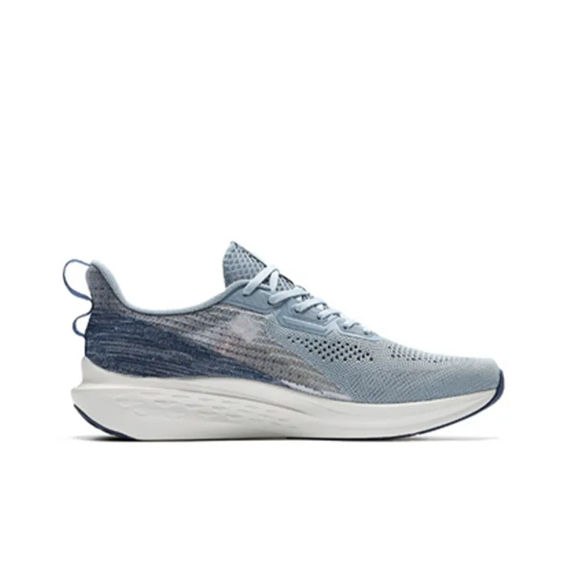 361° FlyFish 1 Cushioning Anti Slip And Wear Resistant Low Top Casual Running Shoes Men's Blue Gray Orange-1