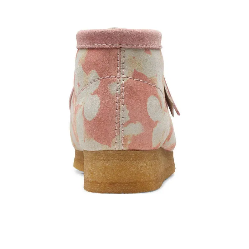 Clarks Originals Wallabee Boot Pink Floral Women's-2