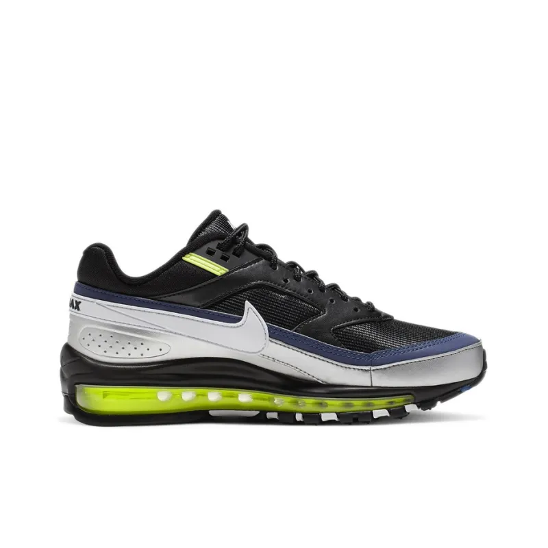 Nike Air Max 97 Bw Black White Metallic Silver-1