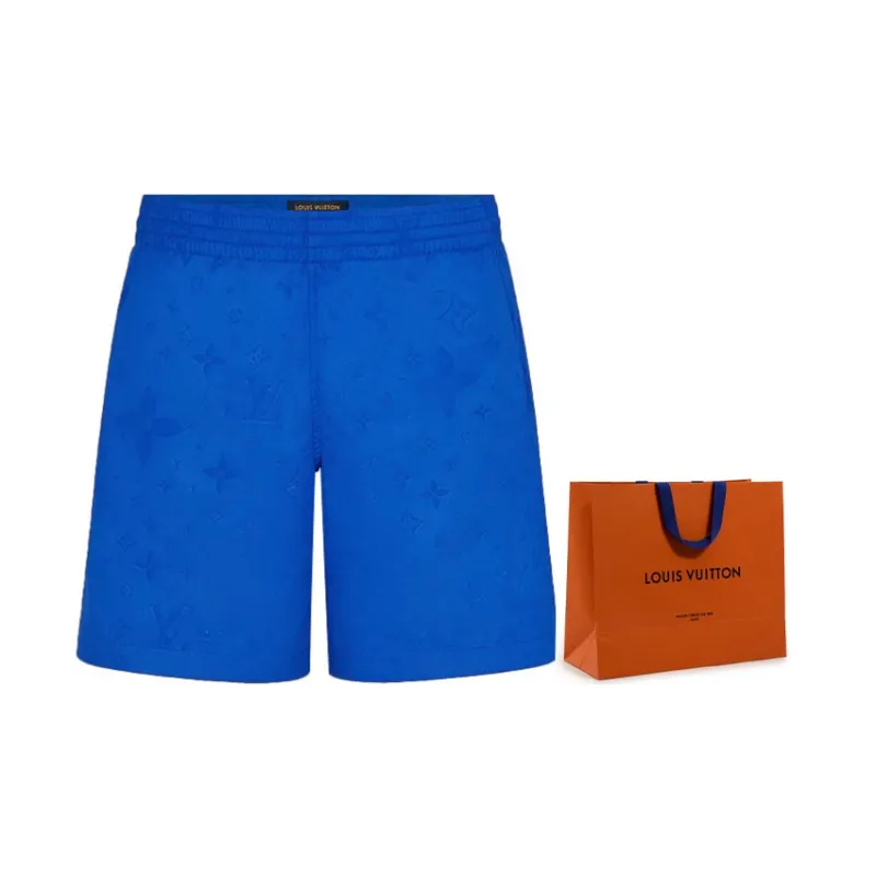 LOUIS VUITTON 1A7Y0U Signature Swim Board Shorts-8