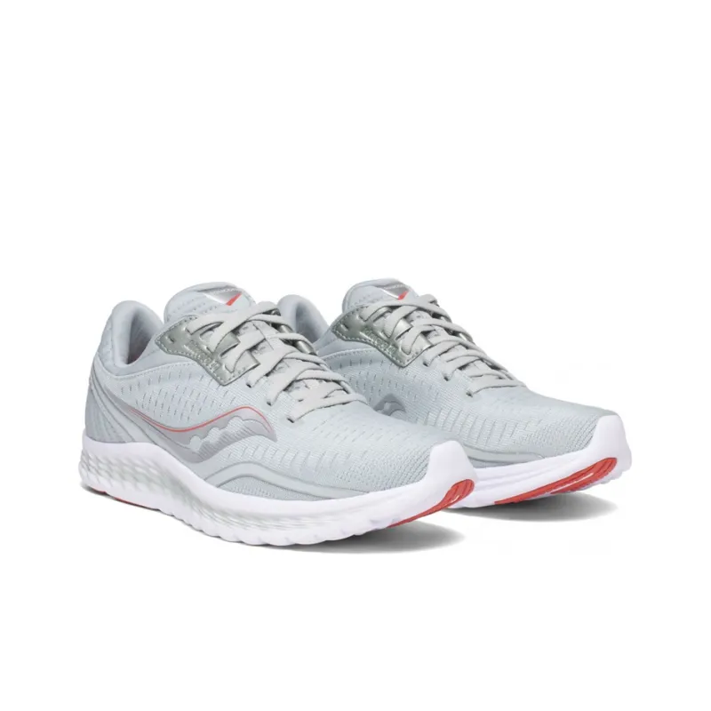 saucony Women's Kinvara 11 'Sky Grey Coral'-2