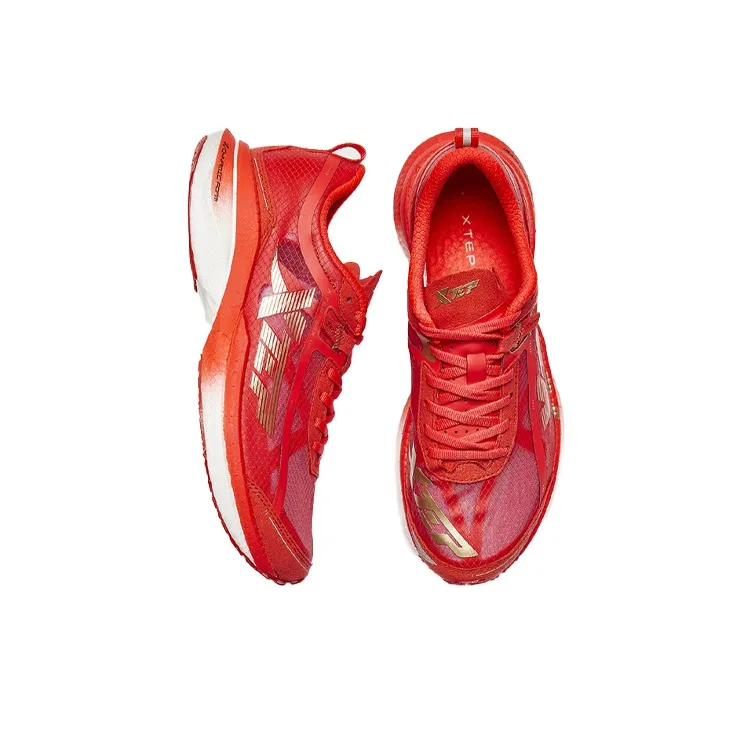 XTEP Race160X 1 Low Top Running Shoes Women's Red-3