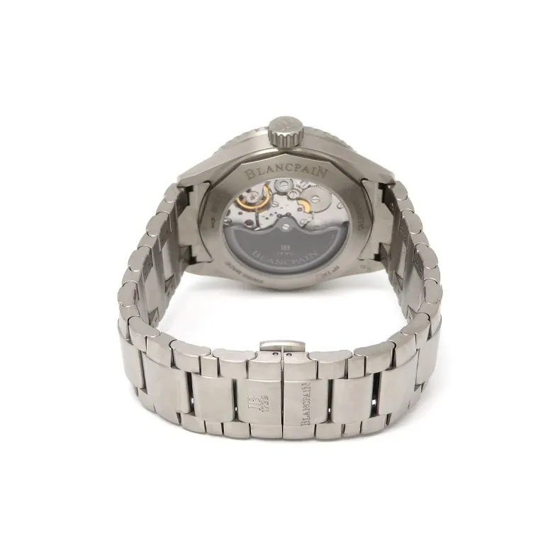 BLANCPAIN FIFTY FATHOMS Automatic Mechanical Movement Men's Watches Wrist Watches 43mm Gray Dial Titanium Watch Case-1