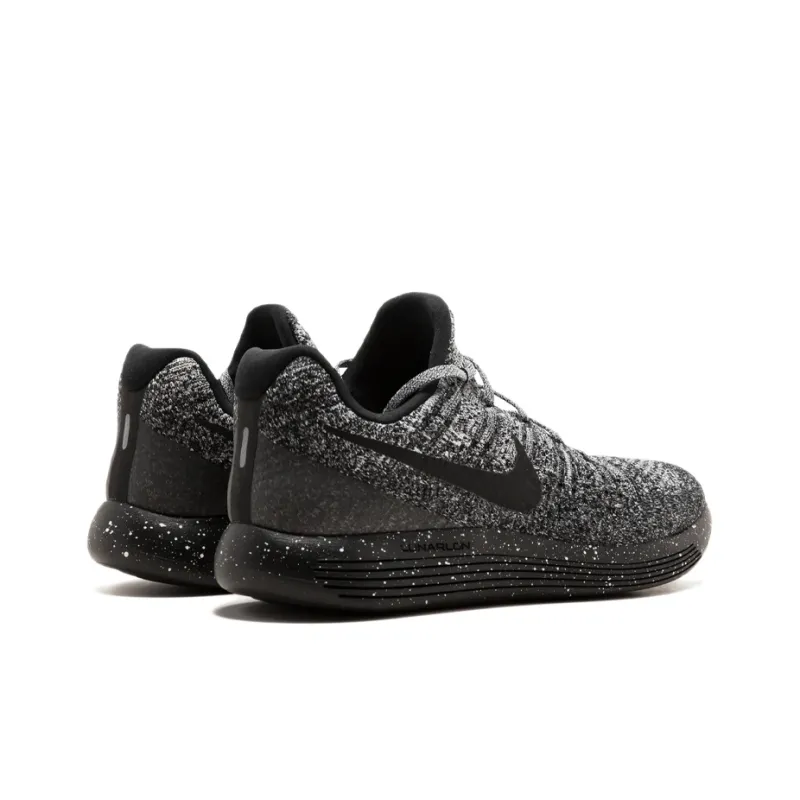 Nike LunarEpic Low Flyknit 2 'Black White'-2