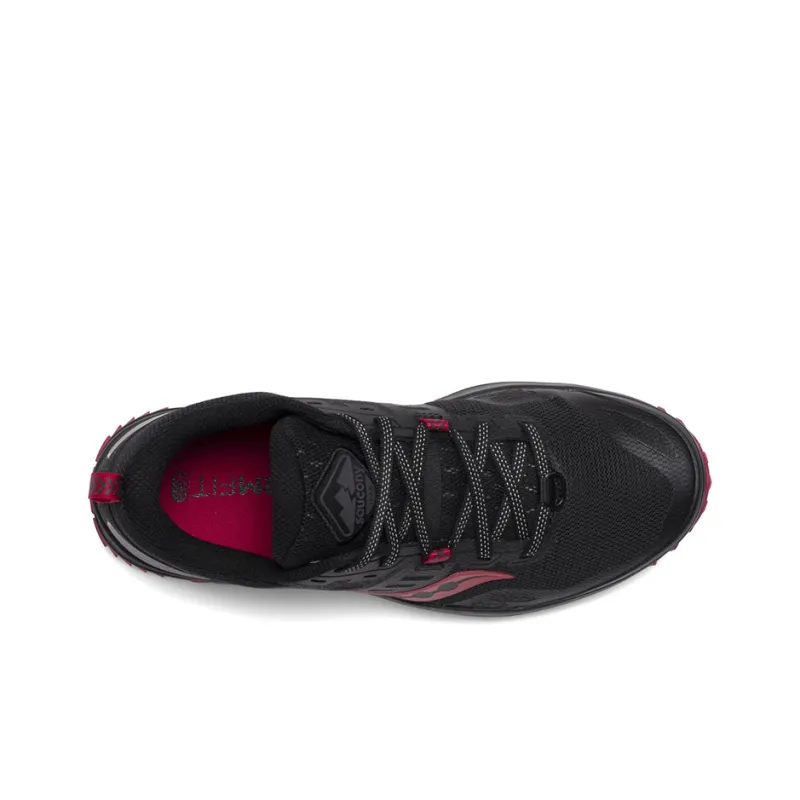 Saucony PEREGRINE 10 Running Shoes Women's Low-Top Black Red-3