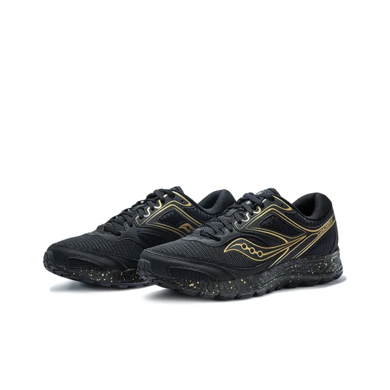 Saucony Cohesion 12 Low-Top Running Shoes Men's Black Gold-2