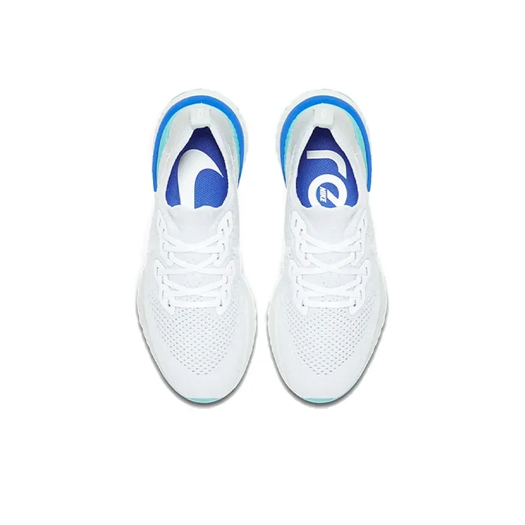 Nike Epic React Flyknit 2 White Light Aqua Women's-2