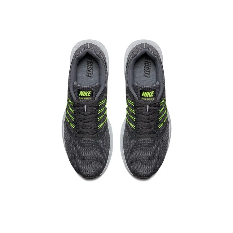 Nike Run Swift Grey/Black/Green-3