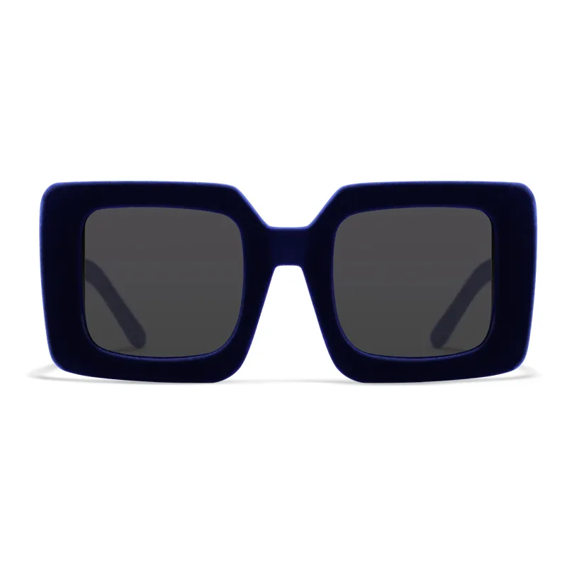 PROTAGO Acetate Velour Square Sunglasses Unisex-3