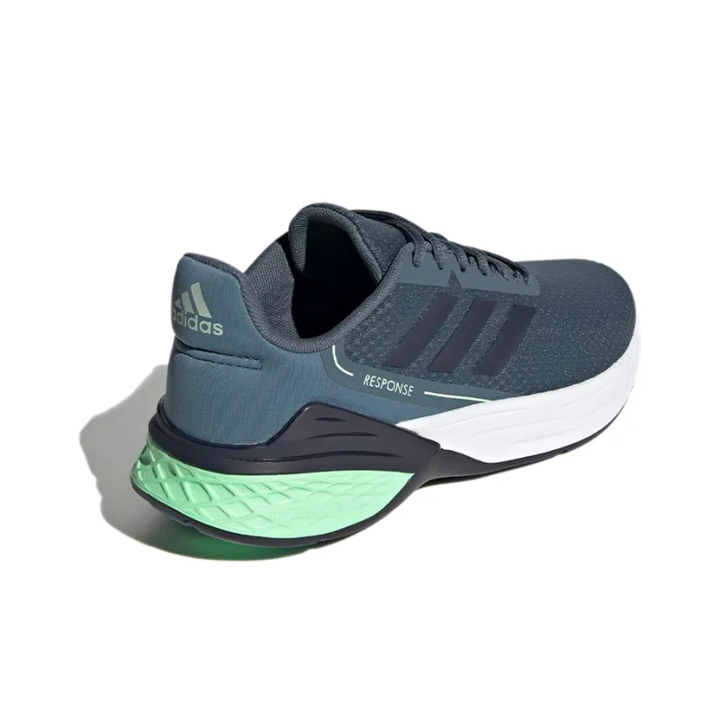 Adidas Response Sr Breathable Low-Top Running Shoes Women's Blue-3