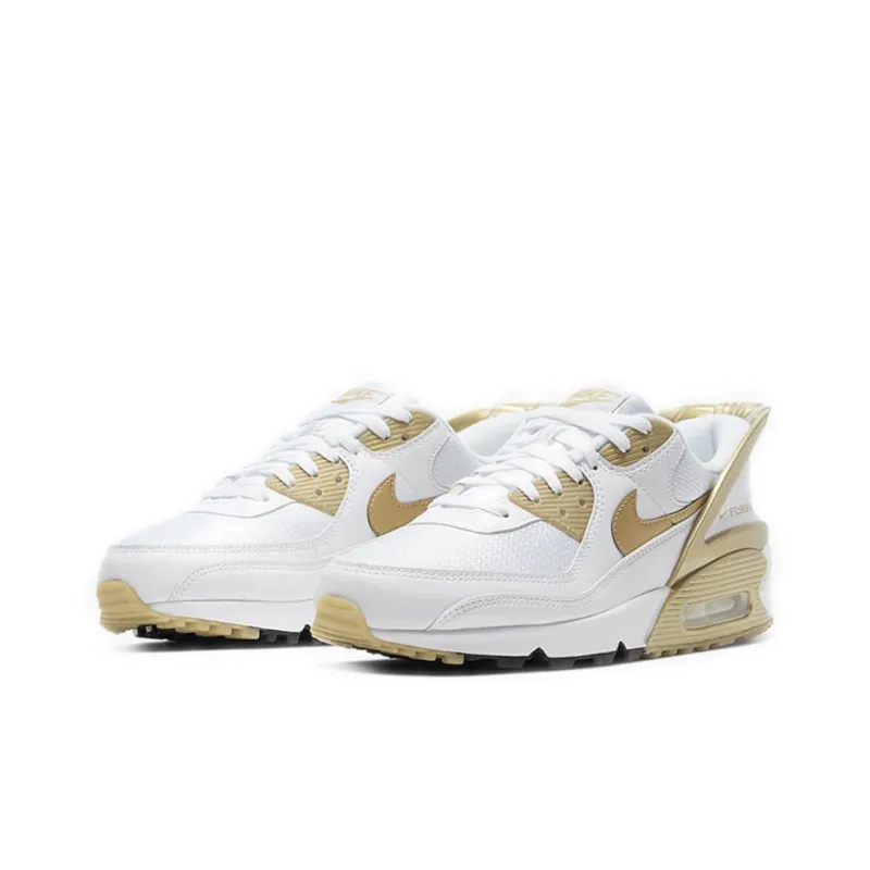 Nike Air Max 90 Flyease White Gold-2