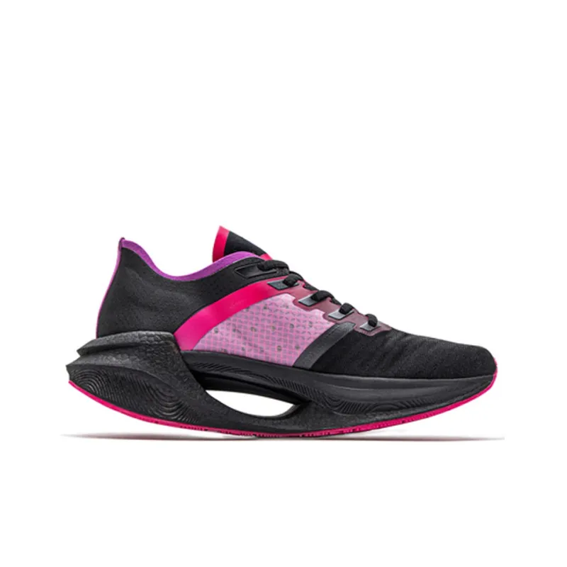LiNing Jueying Essential Lightweight Coverage Low-Top Running Shoes Women's Black Purple-1