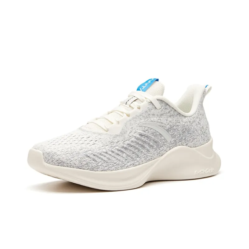 Anta Quick Dry Support Lightweight Rebound Low Top Running Shoes Men's Mist Gray-2