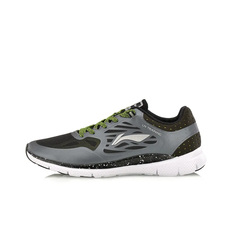 LINING Running Shoes Unisex Low Top Black/Gray-0