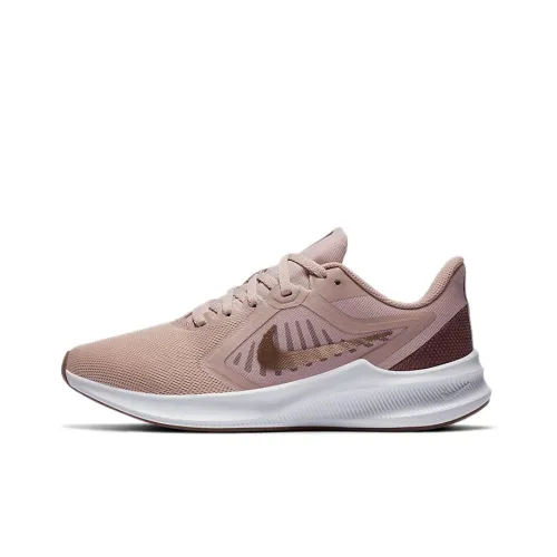 Nike Downshifter 10 Running Shoes Women's Low-Top Pink/White