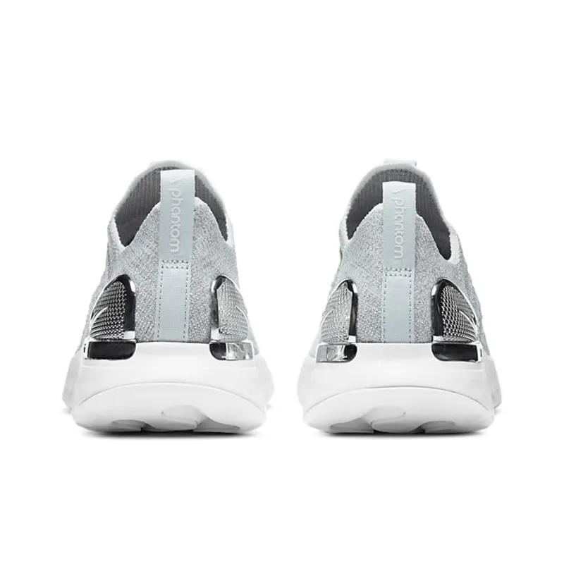 Nike React Phantom Run Flyknit Premium Pure Platinum White Women's-4