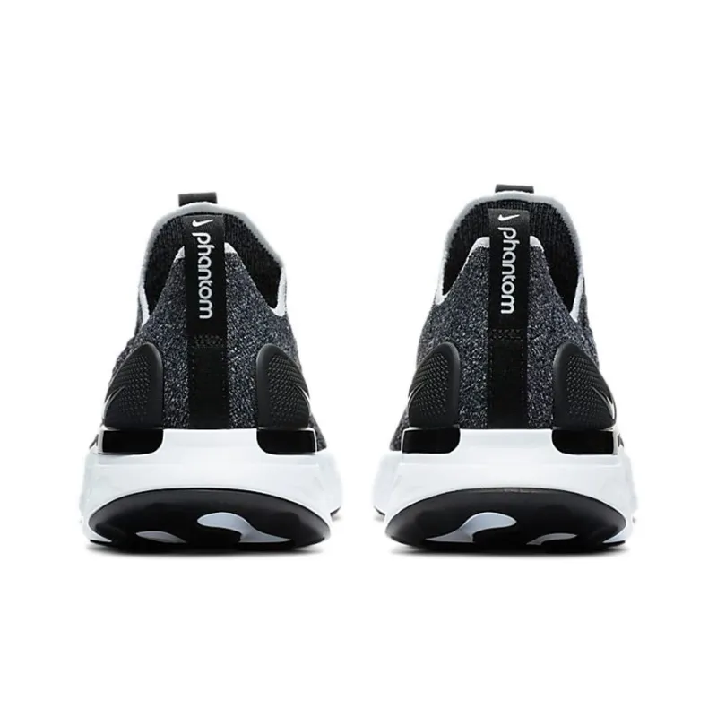 Nike React Phantom Run Flyknit 2 Black White Blend-4