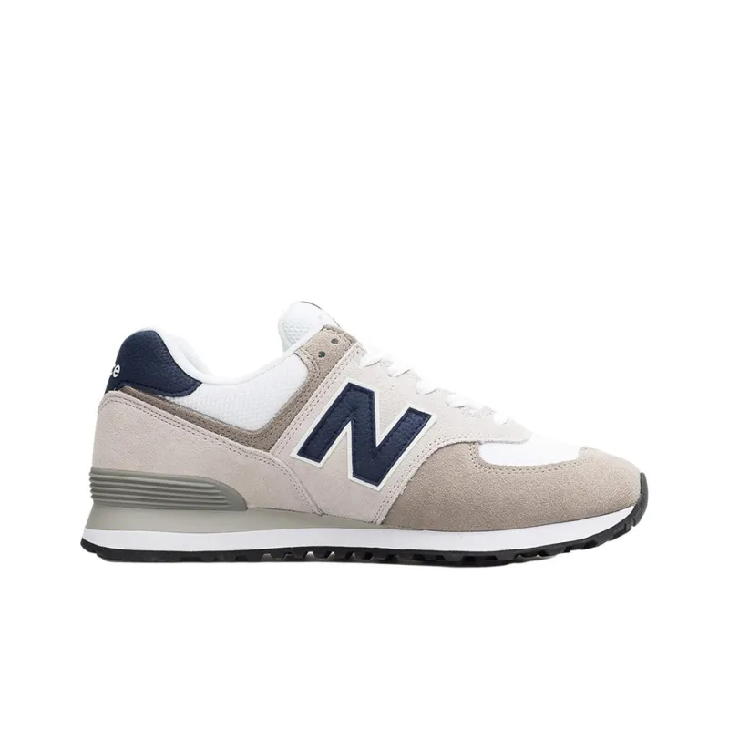 New Balance 574 Grey White Navy-1