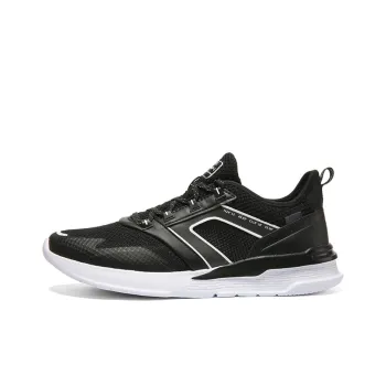 PEAK Breathable Low Top Running Shoes Women's Black White
