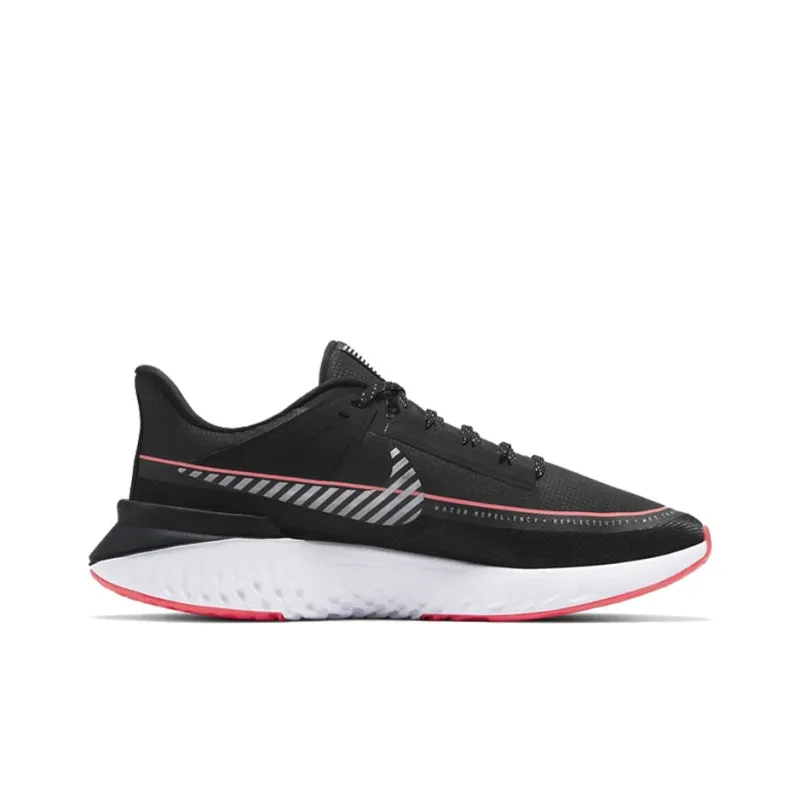 Nike Legend React 2 Shield Black Metallic Silver-1
