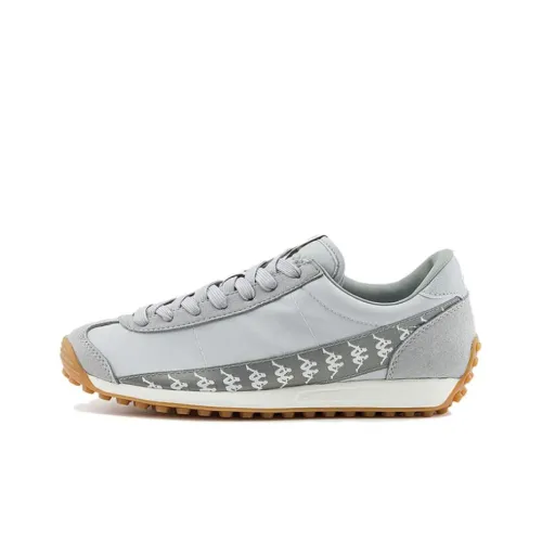 Kappa Anti Slip Wear Resistant Low Top Training Running Shoes Unisex Cool Gray