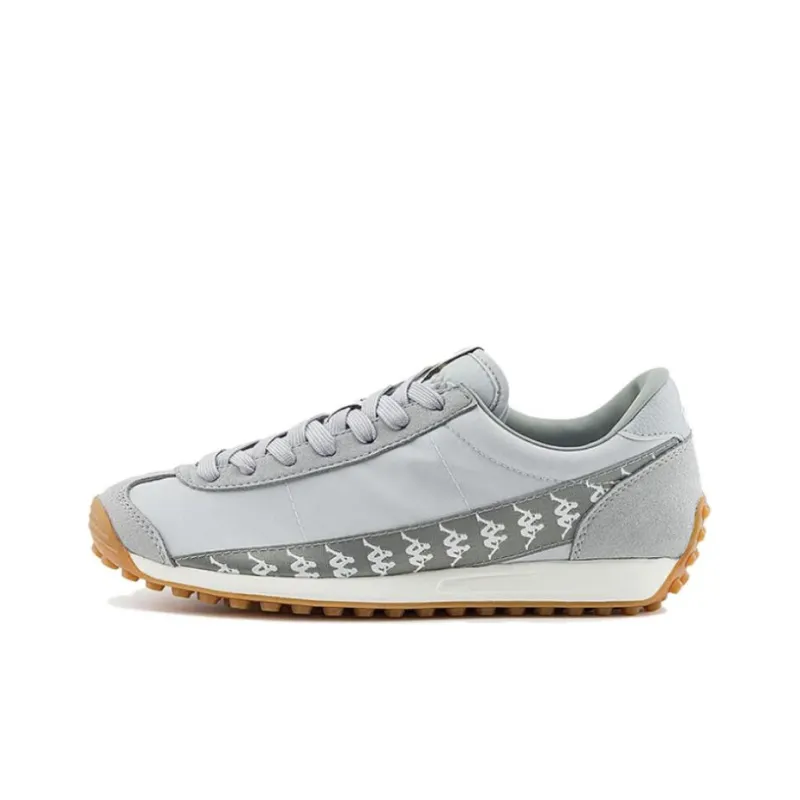 Kappa Anti Slip Wear Resistant Low Top Training Running Shoes Unisex Cool Gray-0