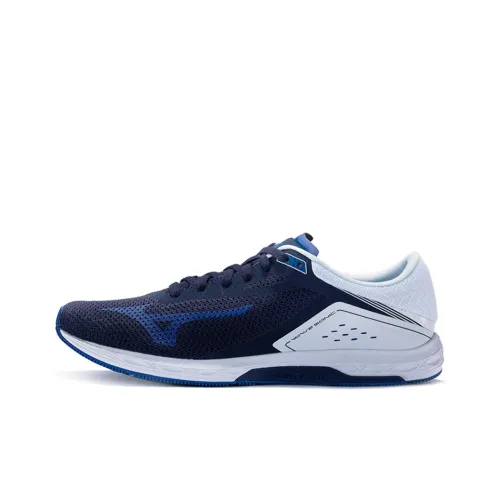 Mizuno Sonic Running Shoes Unisex Low-Top Royal Blue/Classic Blue/White