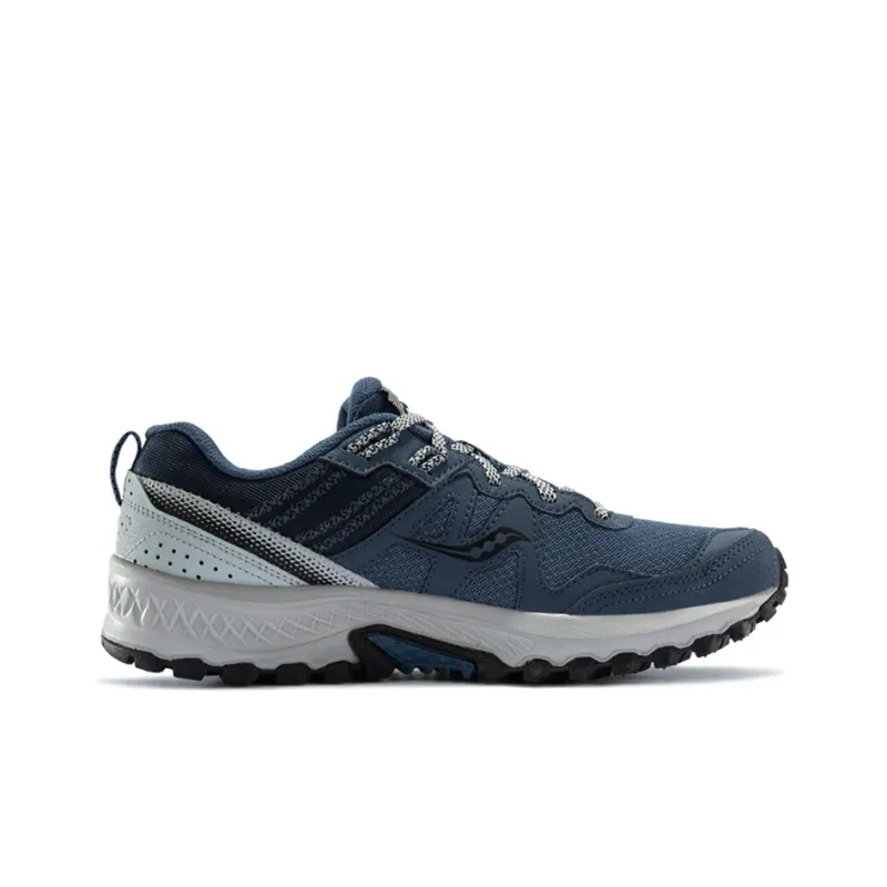 Saucony Excursion Anti-Slip And Wear-Resistant Lightweight Support Low-Top Trail Running Running Shoes Men's Blue Gray-1